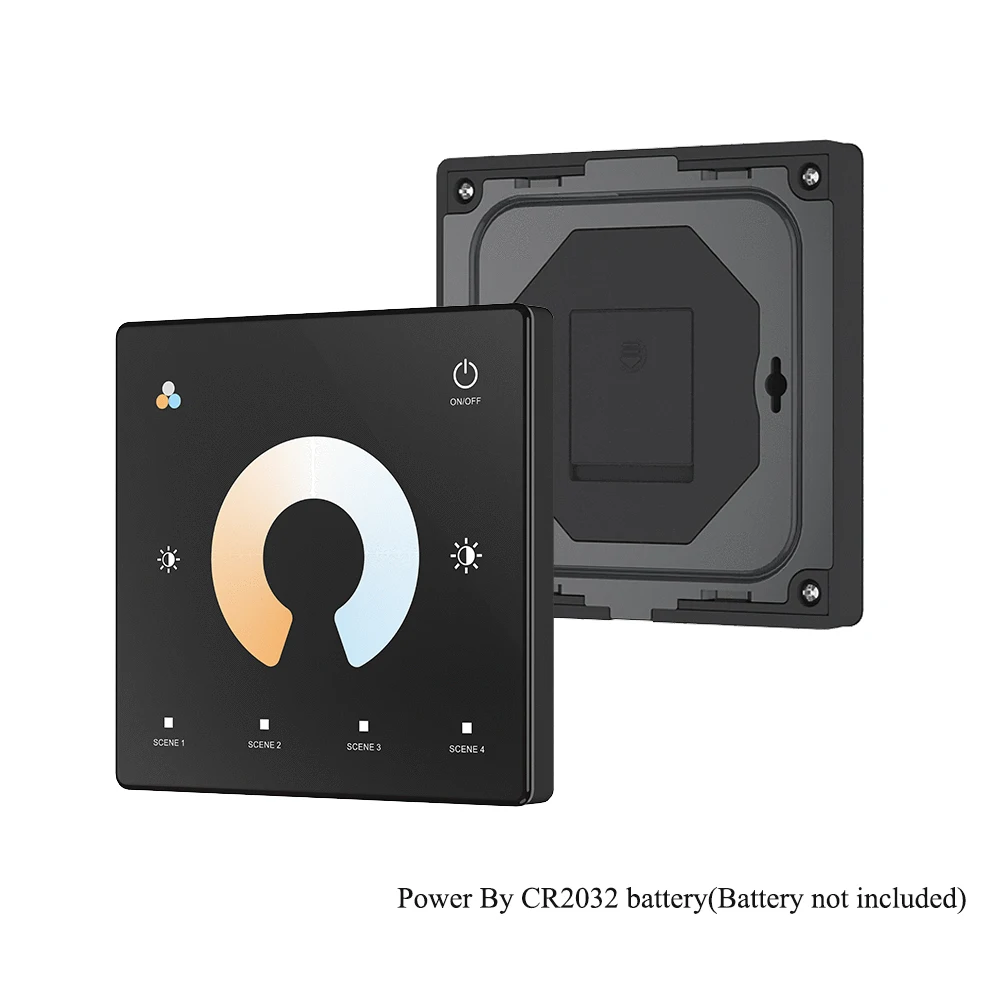 5M 10M 20M COB CCT LED Strip 24V Flexible High Density Dimmable Room Light 2.4G RF Touch Remote Control Dual White 2700K-6500K