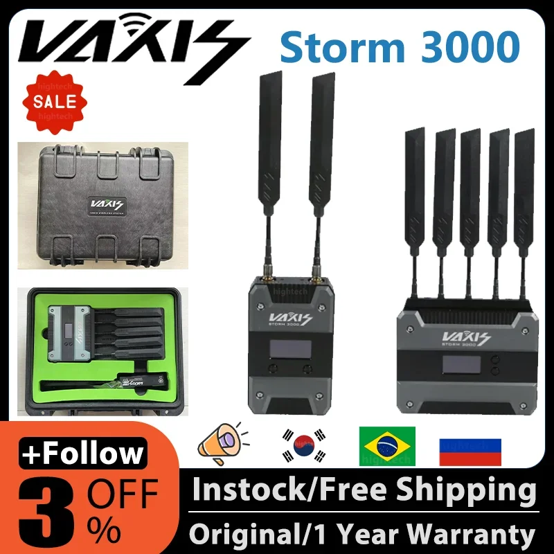 

Беспроводная передача данных Vaxis Storm 3000 5G SDI HDMI-совместимая профессиональная система передачи изображения 1080 Видео