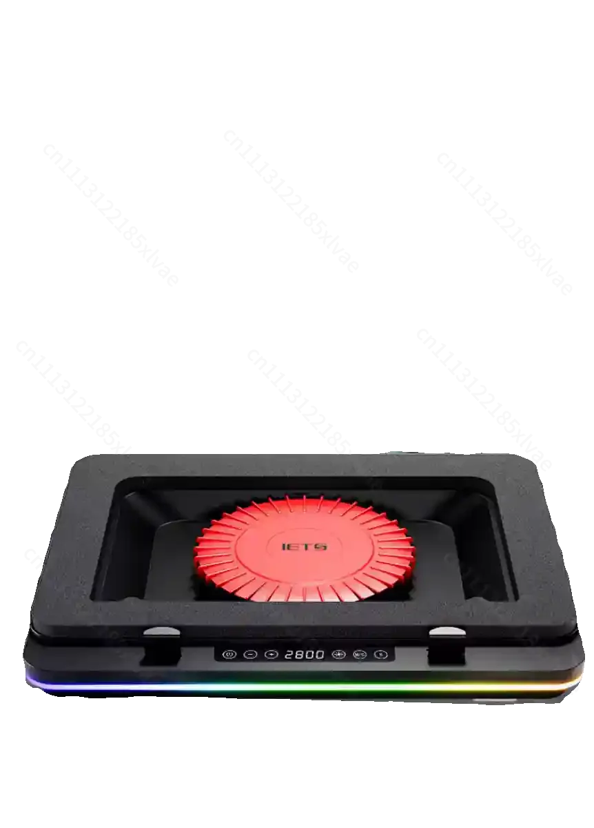GT600 4th Gen Pressure Wind Laptop Cooler 14CM Big Fan Dustproof Base Stand Cooling Pad with ARGB Light