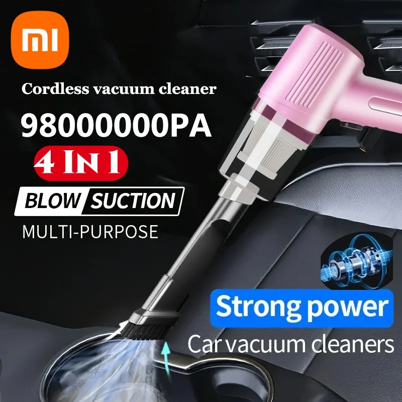 Xiaomi Vacuum Cleaner Multifunctional Portable Charge Vacuum Cleaner 98000000PA High Power Suction and Dry Wet Dual Use Type