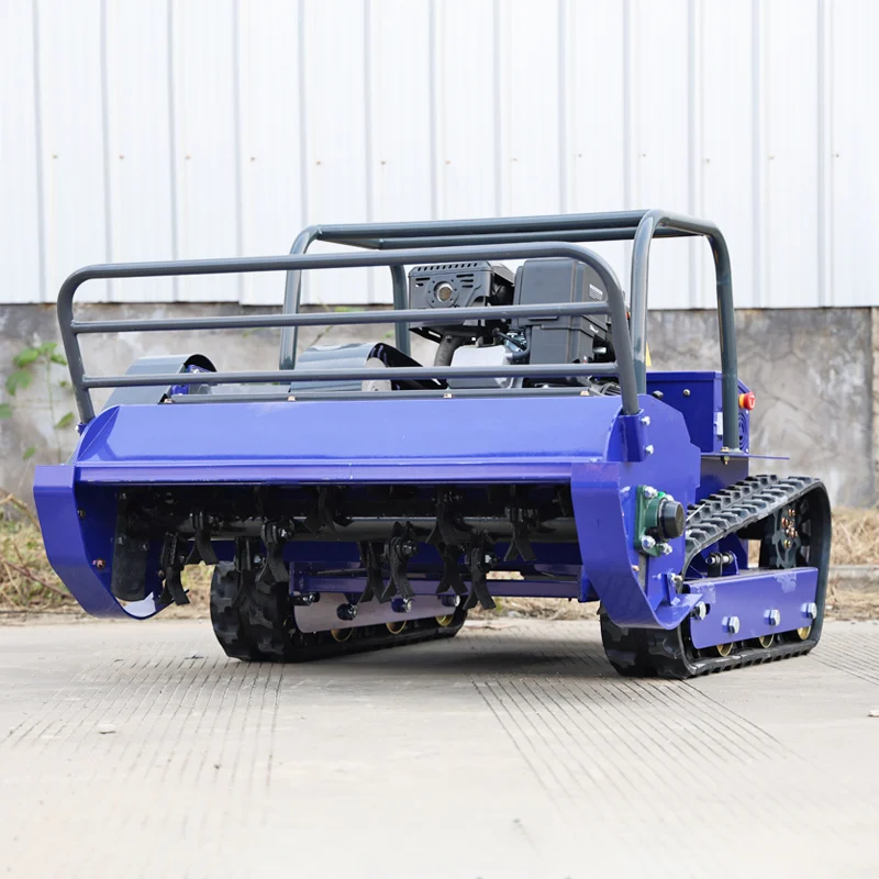 Customized   Remote Control Lawn Mower Grass Cutter Machine Control Robot Flail Lawn Mower