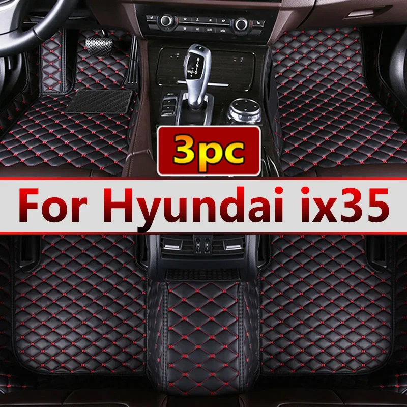 Carpets For Hyundai ix35 2017 2016 2015 2014 2013 2012 2011 2010 Car Floor Mats Auto Interior Accessories Leather Rugs Products