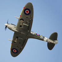 Dynam 1200mm Spitfire Wwii Propeller Single Engine Fighter Rc Plane Assembled Fixed Wing Model Aircraft Outdoor Toy