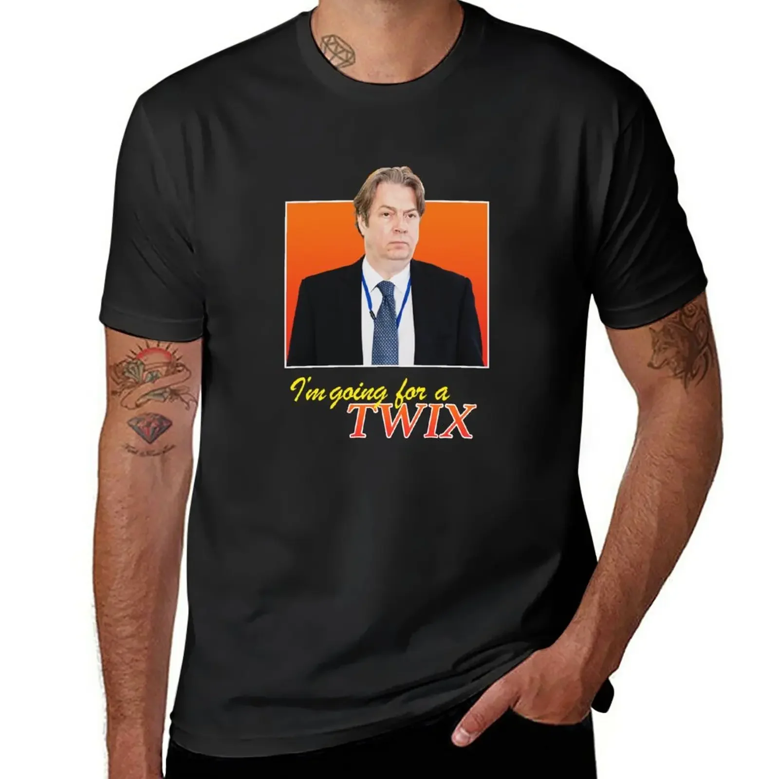 

Rt Hon Sir Peter Mannion Twix - The Thick Of It Print T-Shirt Short sleeve tee sweat mens t shirt