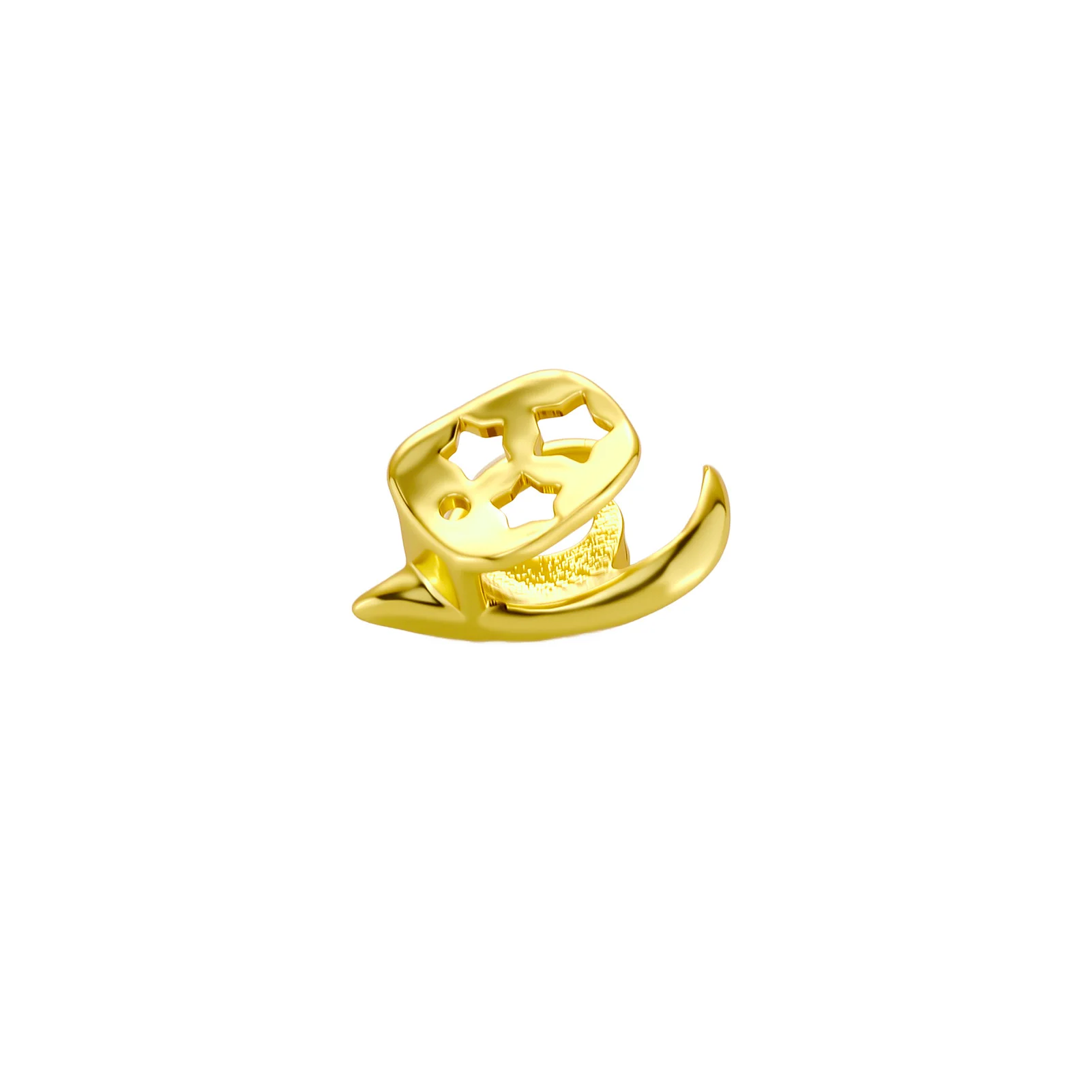 TOPGRILLZ 3-teiliges Einzelzahn-Grillz-Set Stern CZ & Flammen-Vampirzahn Halloween Hip-Hop Zahnschmuck Y2K Schmuck für Männer und Frauen – Detail 8