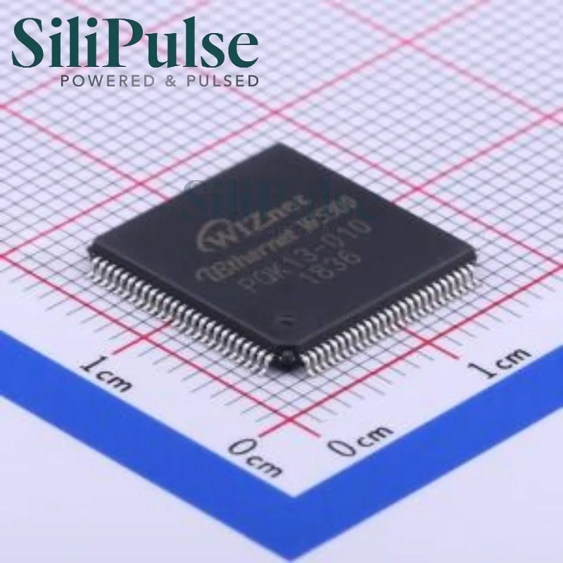 (1/5pcs) W5300 LQFP-100(14x14) 100% Original In Stock - -10-100-Base-T-TX-PHY- - -100-LQFP 14x14