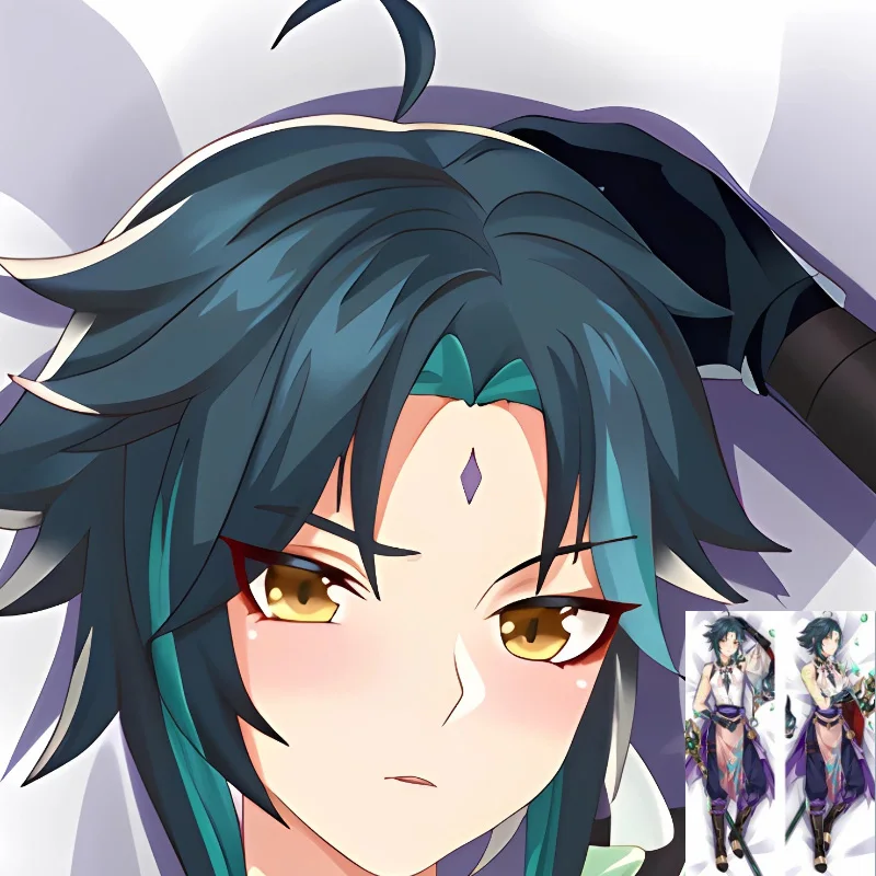 

DIY персонализированный Xiao Genshin Impact аниме Dakimakura наволочка с двусторонним принтом обнимающая наволочка для тела дропшиппинг