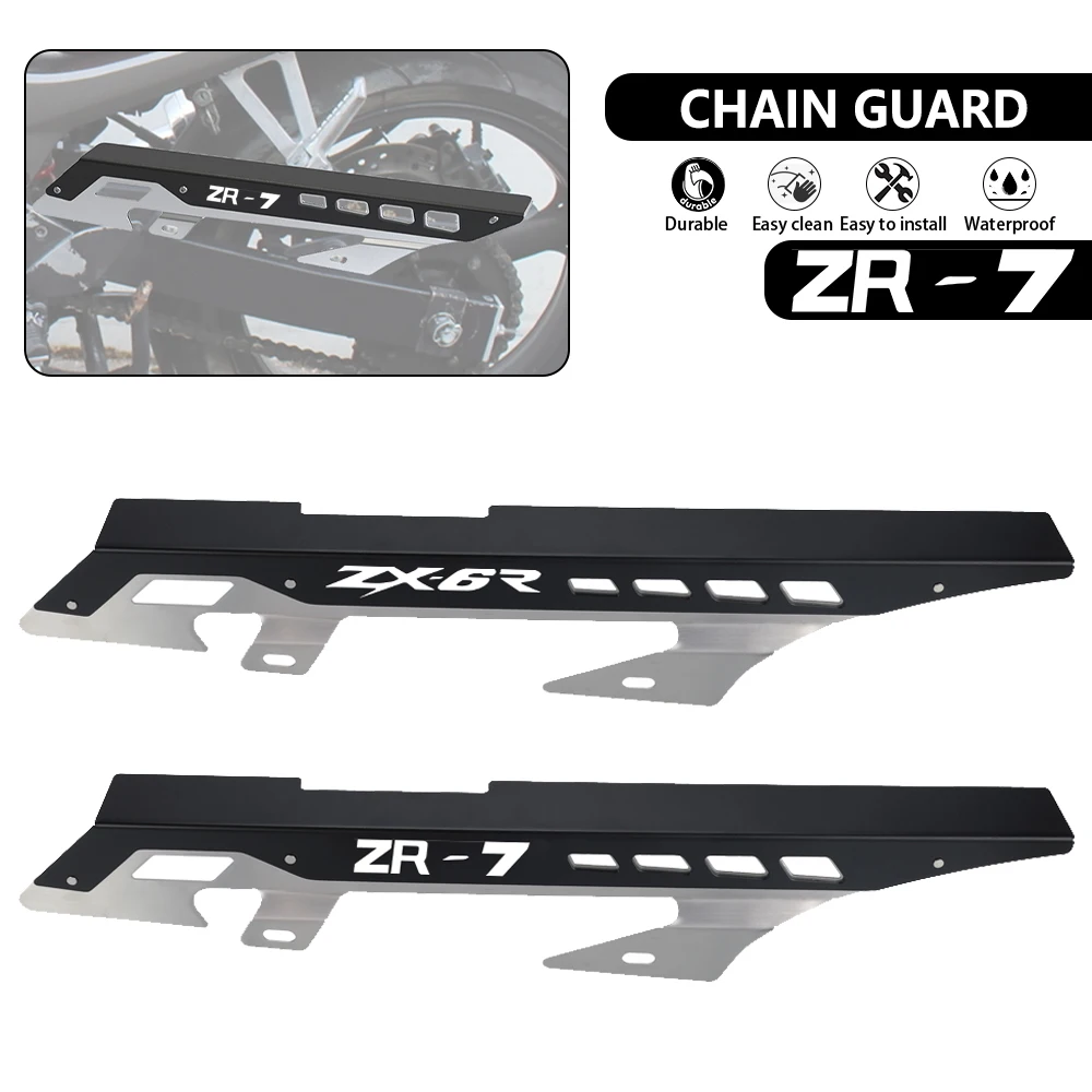 HELONGSE Rear Chain Cover Guard Sprocket Protector For Kawasaki ZX6R ZX 6R ZR-7 ZR7 ZR7S ZR 7 S 1999 2000 2001 2002 2003 2004