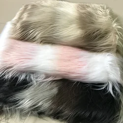 Gradient Long Plush Washed Fur Falling Water Fur Counter Decoration Shooting Background Performance Costume Fabric