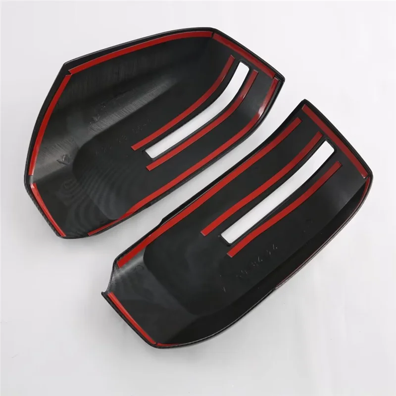

A040-For Mitsubishi Triton / L200 2024 Carbon Fiber Side Door Mirror Cap Rearview Mirror Cover Trim Accessories