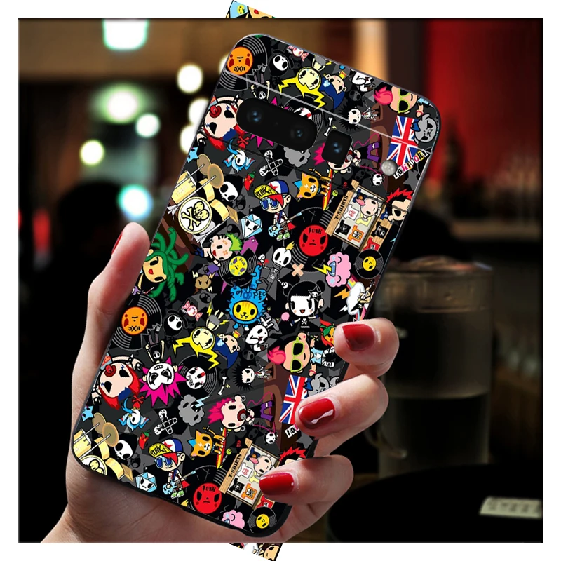 حافظة لهاتف جوجل بيكسل 10 برو XL 9 برو XL 9A 8 7 6 برو بيكسل 8A 7A 6A بكسل 8 7 6 5 لطيف اليابان توكيدوكي اليابانية