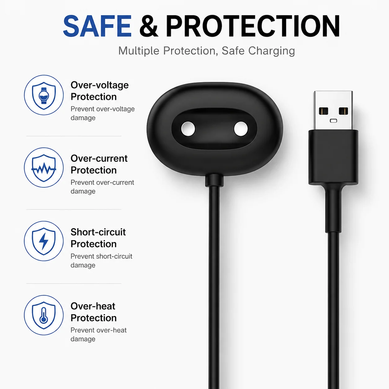Magnetyczna ładowarka do Google Pixel Watch 4, kabel do szybkiego ładowania USB/Type C, stacja dokująca do ładowania smartwatcha — zdjęcie produktu 5