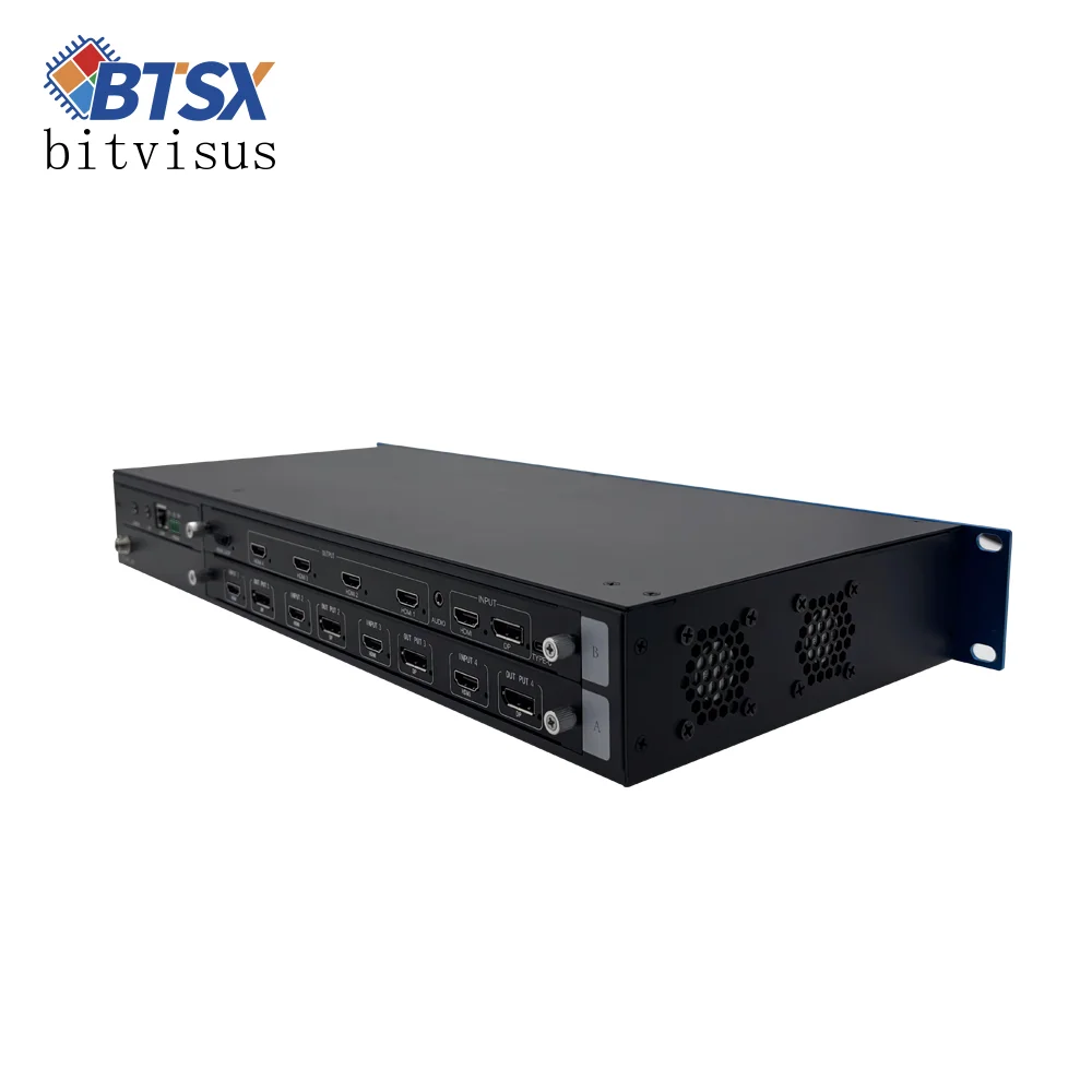 8K60Hz Input Video Wall Controller - HDCP2.2 Support, Bezel Correction for Multi-Screen Displays & Panoramic Theaters