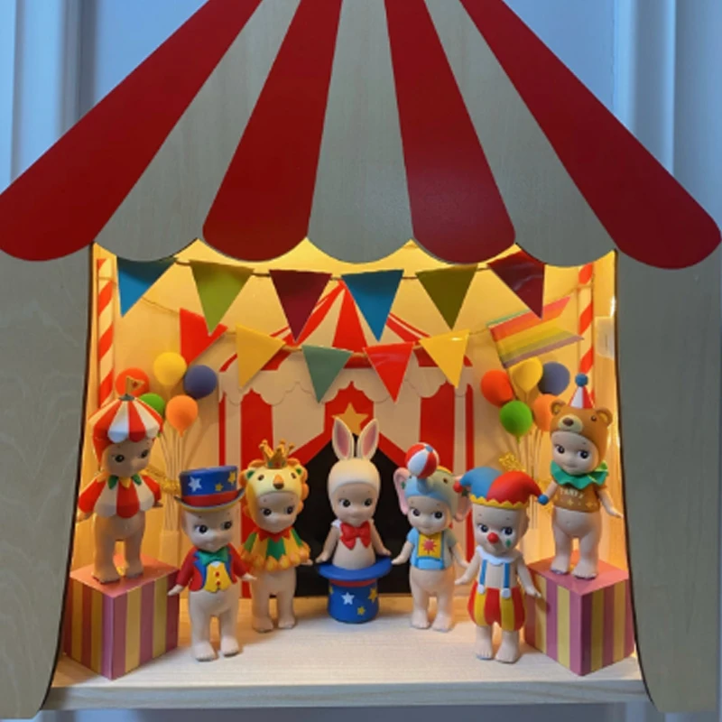 

Sonny Angel 2019 Circus Troupe Old Style Blind Box Surprise Box Original Action Figure Cartoon Model Gift Toys Collection