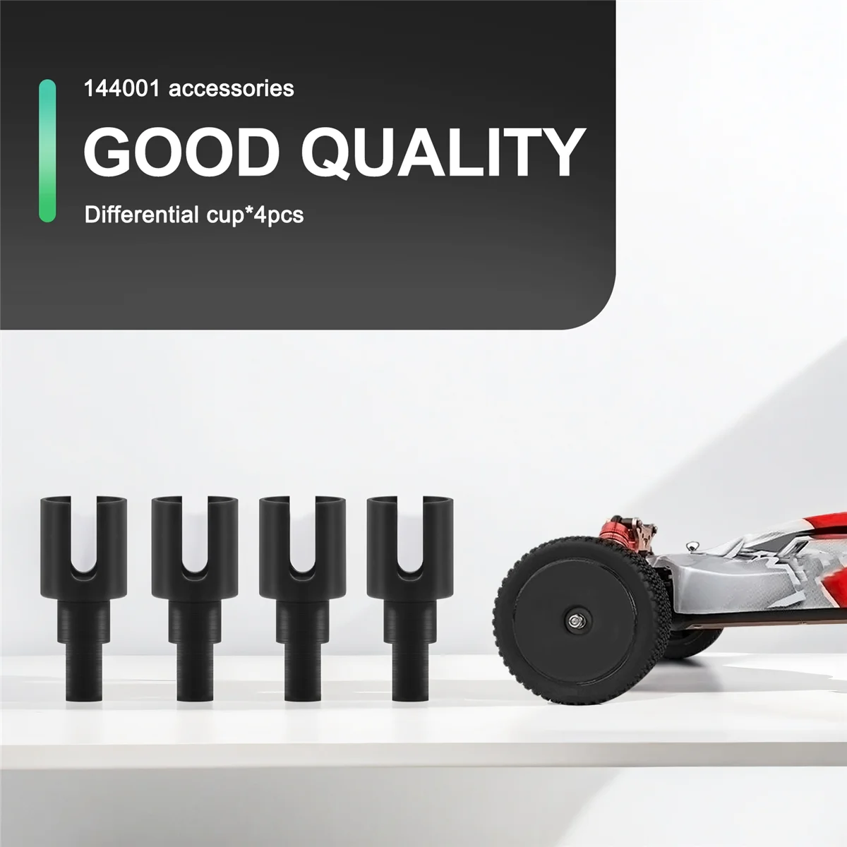 

【Горячая распродажа!】144001 4 шт. металлическая чашка дифференциала для Wltoys 144001 124019 124018 обновления радиоуправляемого автомобиля, детали, аксессуары