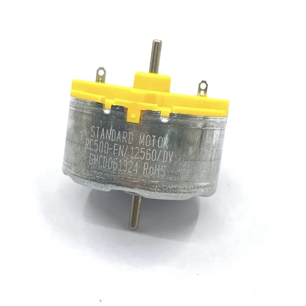 Standard Motor RC500-FN/12560 DC 6V 9V 12V Mini 32mm Diameter Spindle Motor Dual Shaft for Sweeper Robot Fragrance Machine