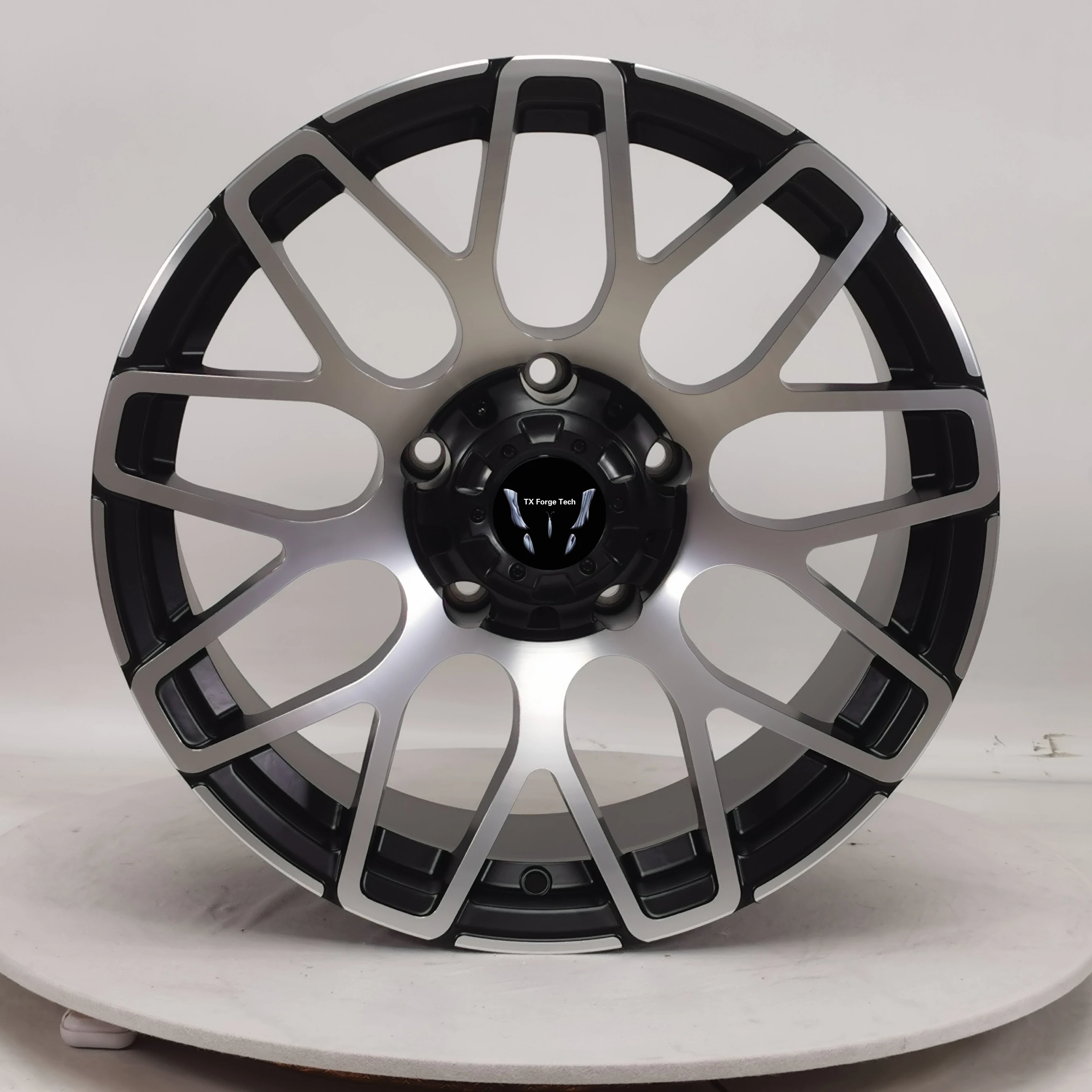 Customized 19-Inch for BMW Mercedes-Benz for Land Rover Forged Aluminum Alloy Rim New Condition with 30mm ET 100mm PCD Bronze