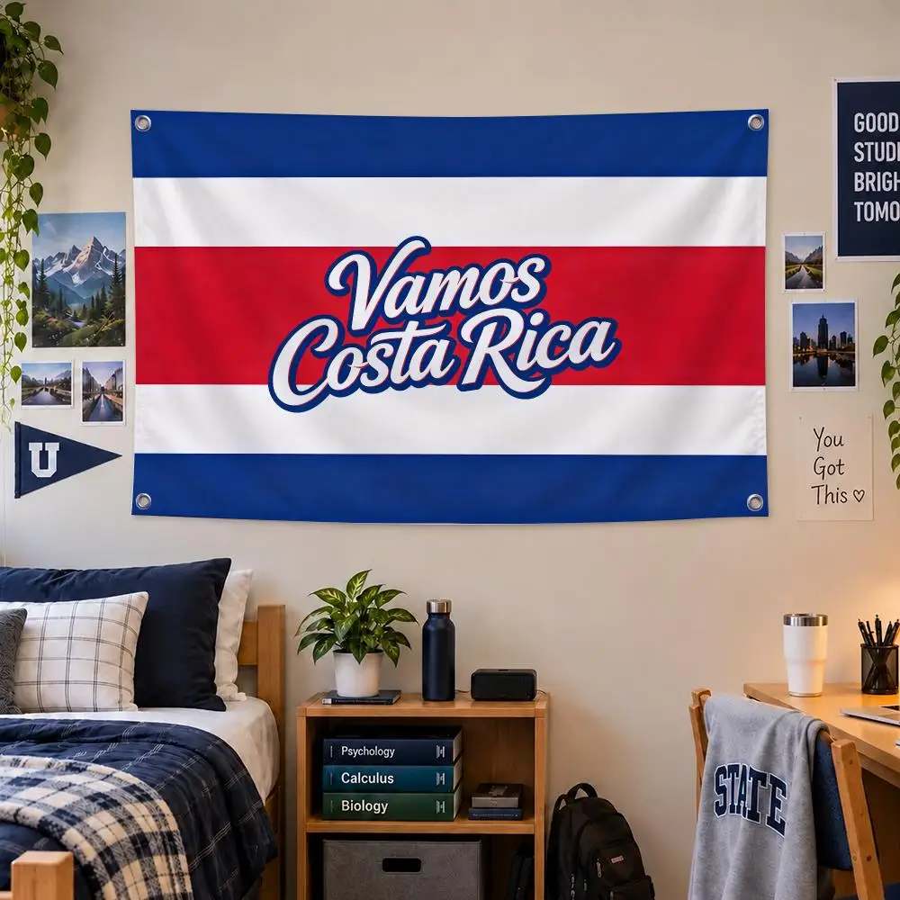 C-Costa Rica Flags Tapestry Decorative Suitable For Outdoor Camping Family Parties And Garden Walls Gift
