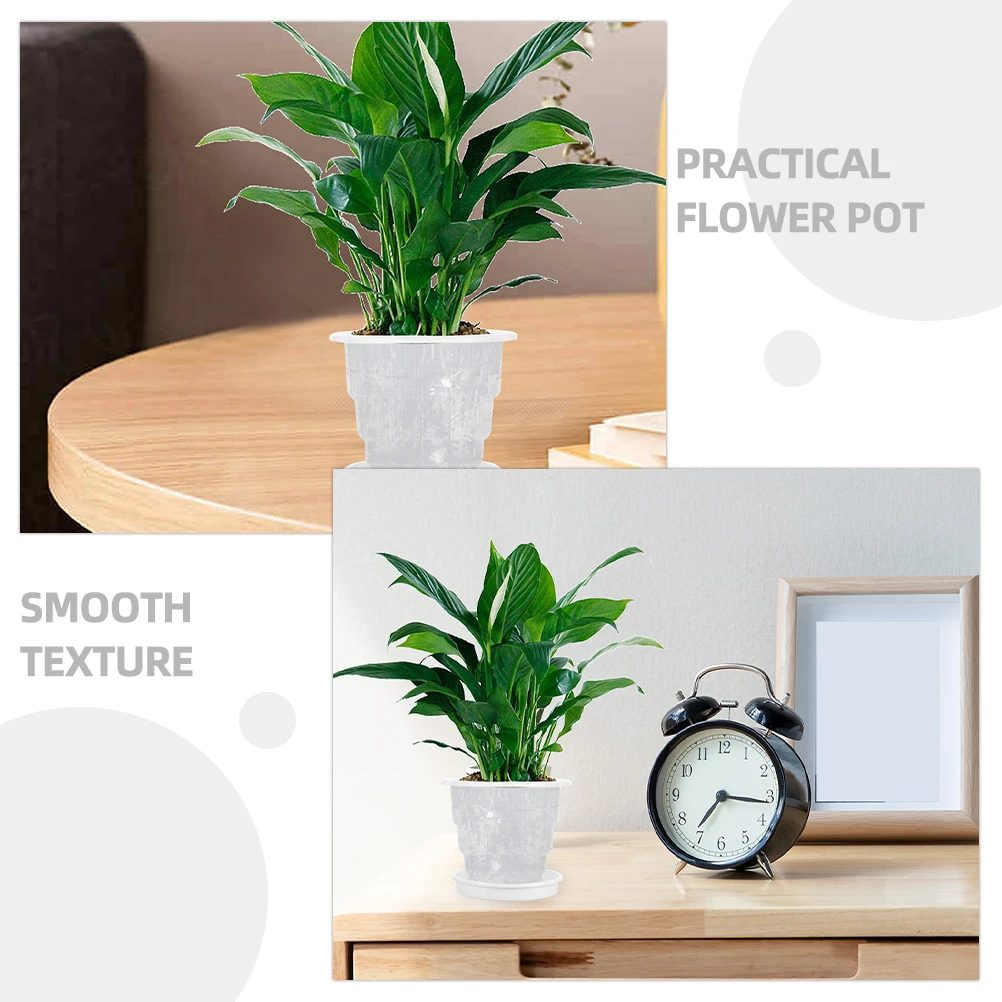 

Root Control Pots Clear chid Pots Holes PP Material Plant Containers for Plants Succulents Garden Supplies