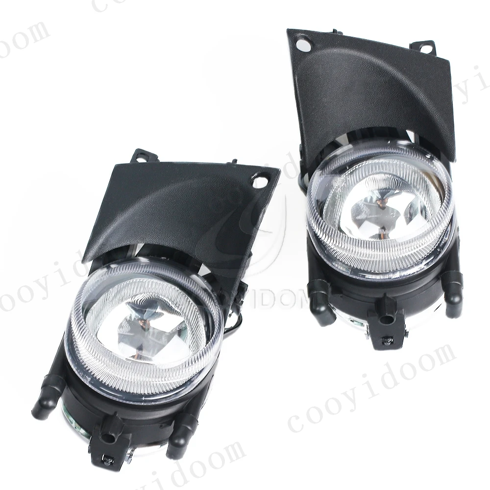 Car Front Fog Light With Bulbs Replacement Kit For BMW E39 1999 2000 2001 2002 2003 2004 Fog Lamp Assembly Headlight