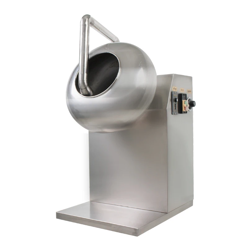 Chocolate Almonds Nuts Coated Peanut Sugar Candy Coating Machine