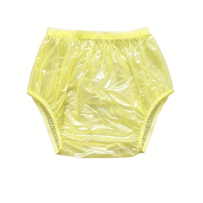 

Чехол для подгузника из ПВХ для взрослых, трусики для недержания, пластиковые трусы, сексуальные трусики, прозрачные, мягкие, многоразовые, унисекс