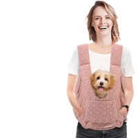 Portable Dog Cat Sling Carrier with Breathable Mesh Hands-Free Pet Shoulder Bag for Lightweight Easy Carry Outdoor