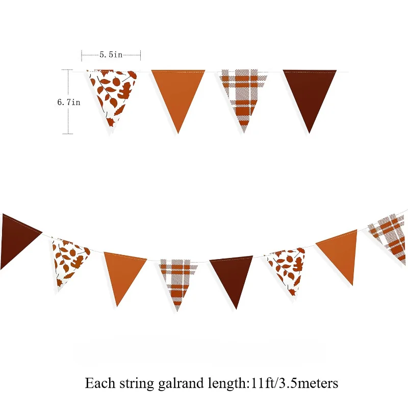 راية راية راية مثلث ، رايات للتخرج ، عيد ميلاد ، زفاف ، بحري ، موضوع Aoy Achor ، لوازم الحفلات ، الخريف #2