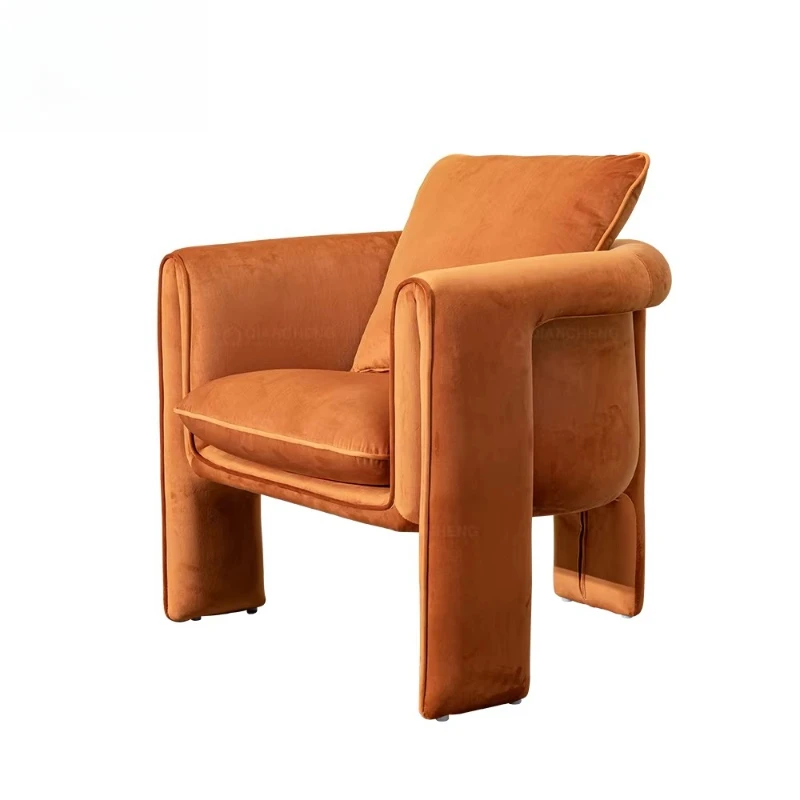 

Luxury Back Velvet Armchair Cushion Padded Accent Chair Sofa Furniture Manufacturer