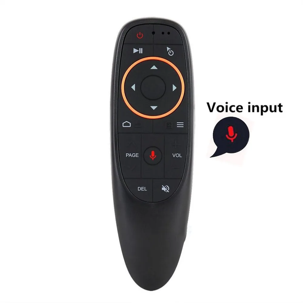 G10S Air Mouse Voice Remote Control 2.4G Wireless Gyroscope for H96 MAX X88 PRO HK1 Q5 Android TV Box X96 DQ03 H98 mini tv stick