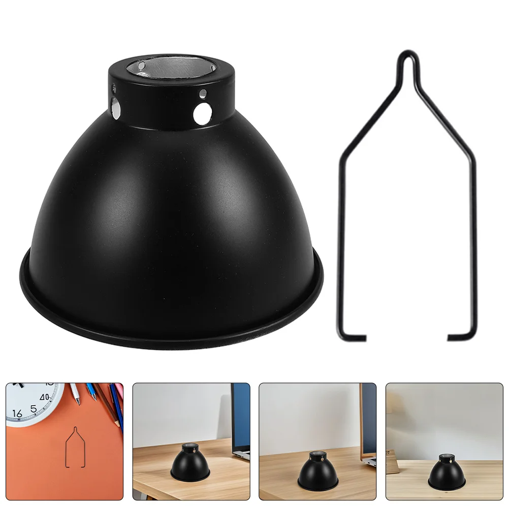 

5.5 Inch Reptile Heat Lamp Shade Cover For Terrarium Basking Lighting High Temperature Resistant Wide Angle Efficient