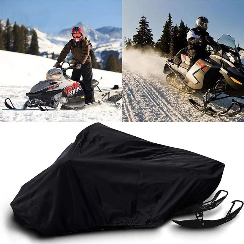 Winter Snowmobile Motorcyle Dust Cover Motorcyle Universal Protective Supplies Trailerable Sled Cover Storage Waterproof Cloth