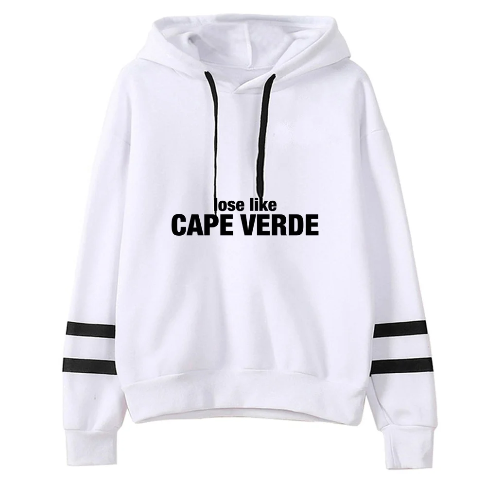 Cabo Verde sweatshirt women fashion tops japanese anime 2000s tops vintage pullover Pockets