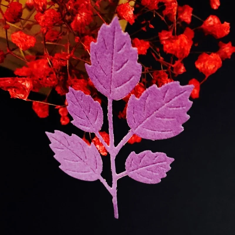 Leaves Metal Die Cutting Dies for DIY Scrapbooking Decorative Cards Embossing Cut Stencils Branch Leaf Folder Craft Gift
