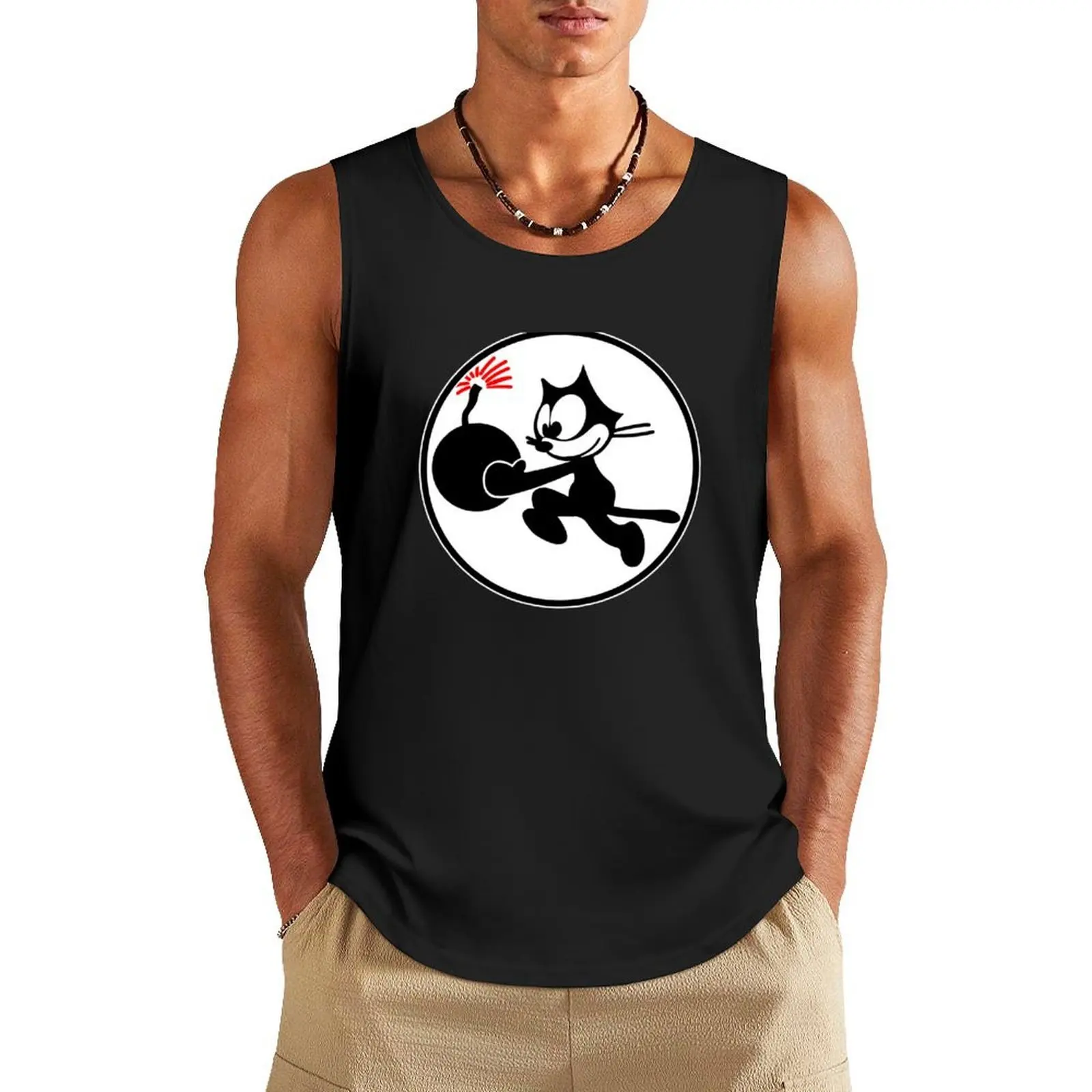 

VFA-31 US Navy Strike Fighter Squadron 31 - Tomcatters Tank Top Gym man vest men vests for men Top summer