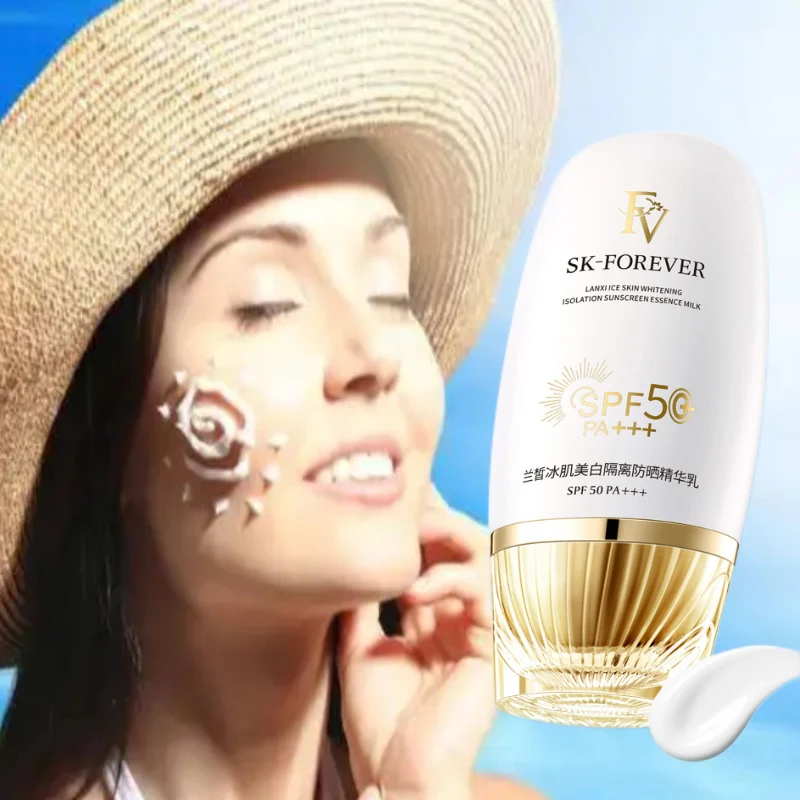 FV viso corpo crema solare sbiancante crema solare latte UV crema protettiva per la pelle Anti-invecchiamento controllo dell'olio idratante SPF50 +