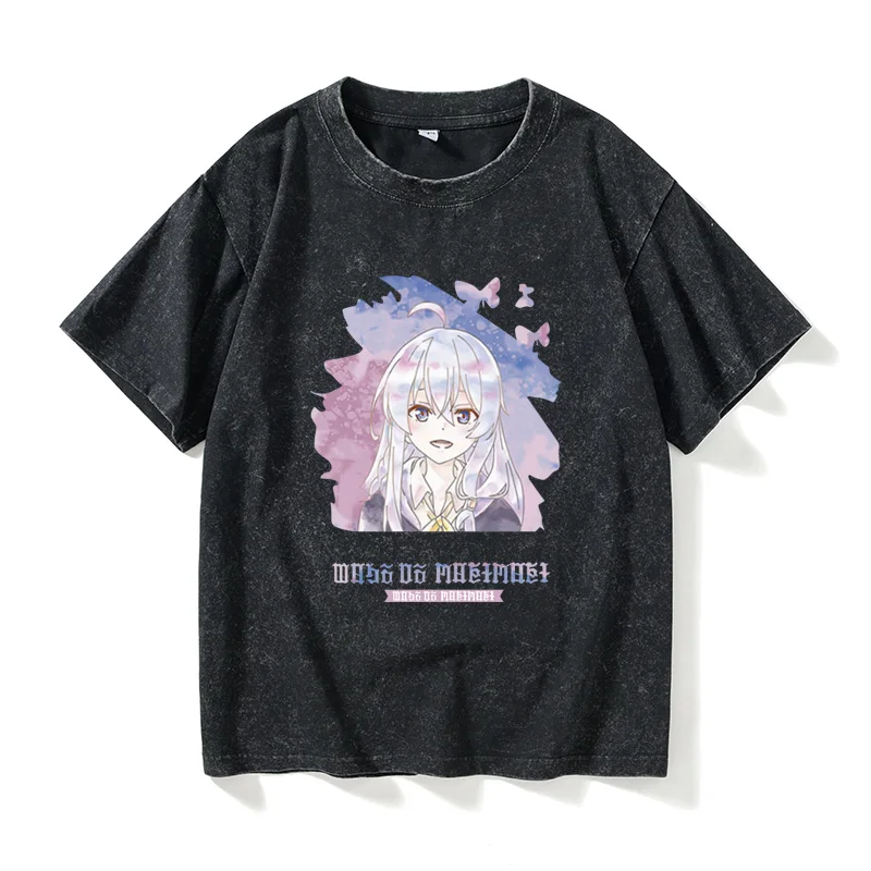 

Футболка Collaboration Edition в стиле аниме, с коротким рукавом, круглым вырезом, из хлопка, женская, свободного кроя, летняя, модная, повседневная одежда