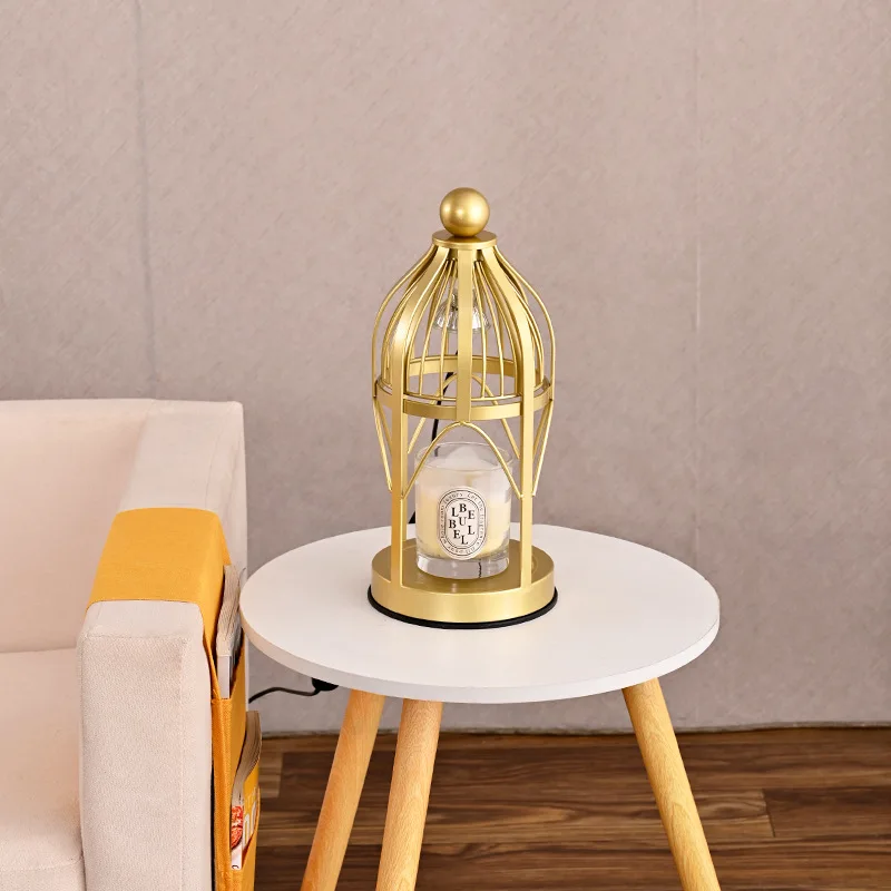 New creative high-end European candle melting aromatherapy lamp, bedroom diffuser desk lamp