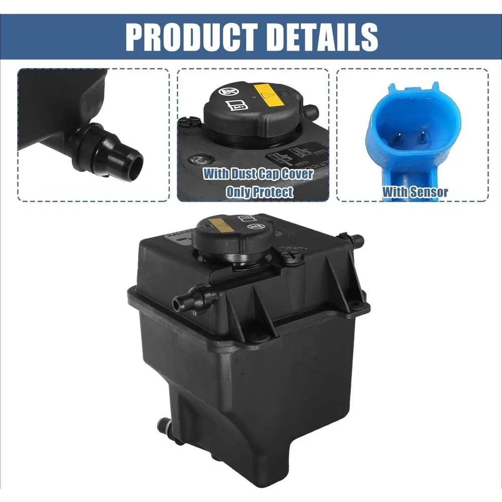 17137501959 Coolant Overflow Expansion Bottle with Cap and Sensor for BMW X5 E53 2004-2006 V8 4.4L 1713 7501 959/1711 1742 231 view 3