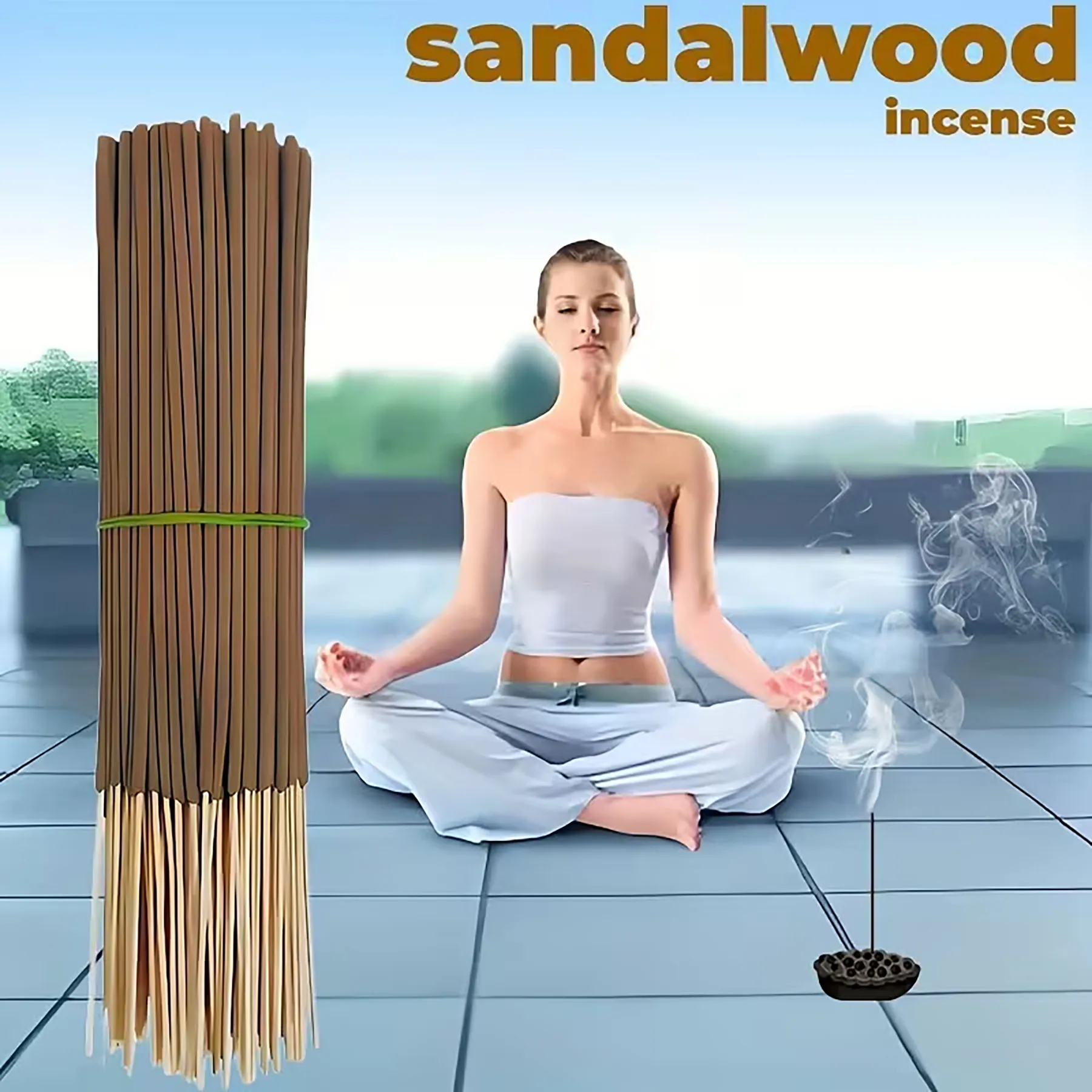 23/45/148/348Pcs Sandalwood Sticks Palo Santo Long-Lasting Fragrance Suitable for Yoga and Meditation Suitable for Outdoor Use Home Bedroom Kitchen Bathroom Courtyard Tea Room Office Hotel Etc. Suitable for Relaxing the Mind Relieving Stress Holiday Gifts Christmas Gifts Etc. Home Fragrance, Holiday Decoration, Tranquil Atmosphere, High-End Fragrance, Meditation Enthusiasts, Yoga
