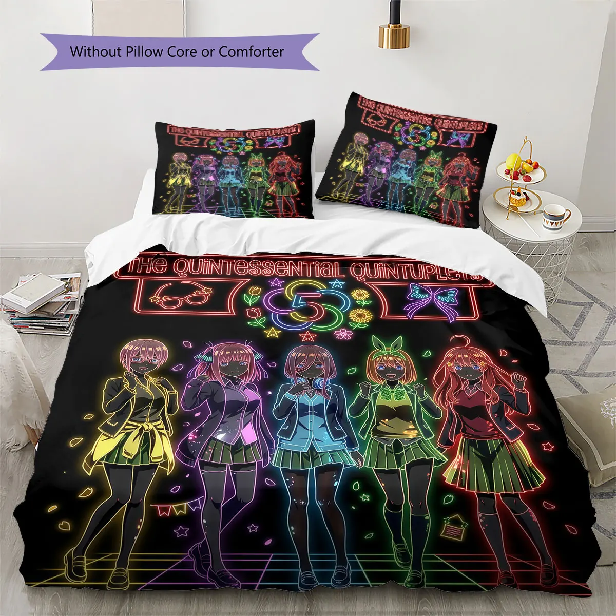 5-Toubun Soft Duvet Cover Kid's Bedding Set,Extra Large Size Holiday Gift Various Sizes Available -HE150