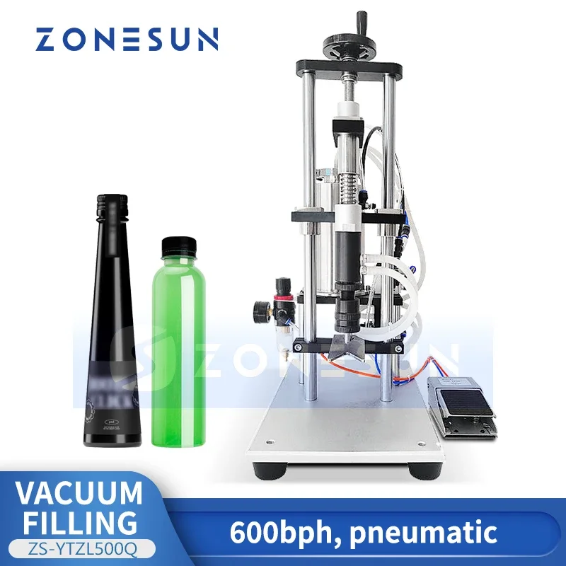 

Zonesun ZS-YTZL500Q Vacuum Filler Pneumatic Filling Machine Perfume Filling Machine