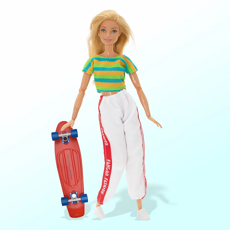 1/6 popular supermodelo boneca roupas casuais esportes colete calças conjunto para 30cm boneca bjd roupas diy acessórios jogar casa brinquedos