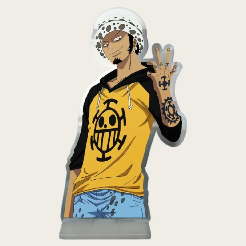 Figuras Acrílicas de Personajes de Anime de 15 cm, One Piece, Trafalgar D. Water Law, Barbanegra, Kaido, Kizaru, Regalo Creativo para Fans