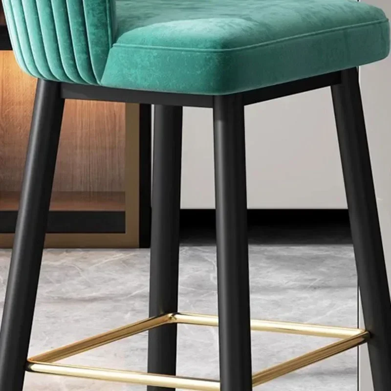 Nordic Home Modern Bar Stools Kitchen Counter Bathroom Luxury Design Bar Chair Design Dresser Sillas Para Comedor Furnitures