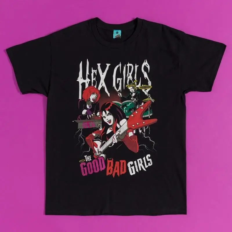 

Official Hex Girls The Good Bad Girls World Tour Black T-Shirt with Back Print
