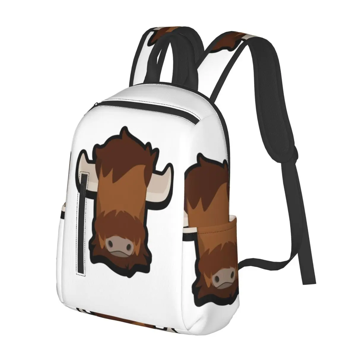

Bruce Zooba Battle Arena Royale Characters Student Backpack School Bag Hiking Travel Daypack for Men Women Bookbag Shoulder Bags