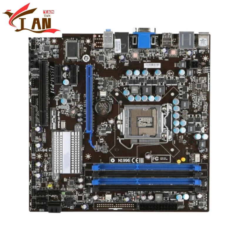 

For MSI H55M-P31 Motherboard H55 16GB LGA 1156 DDR3 Micro ATX Mainboard 100% Tested Fast Ship TT
