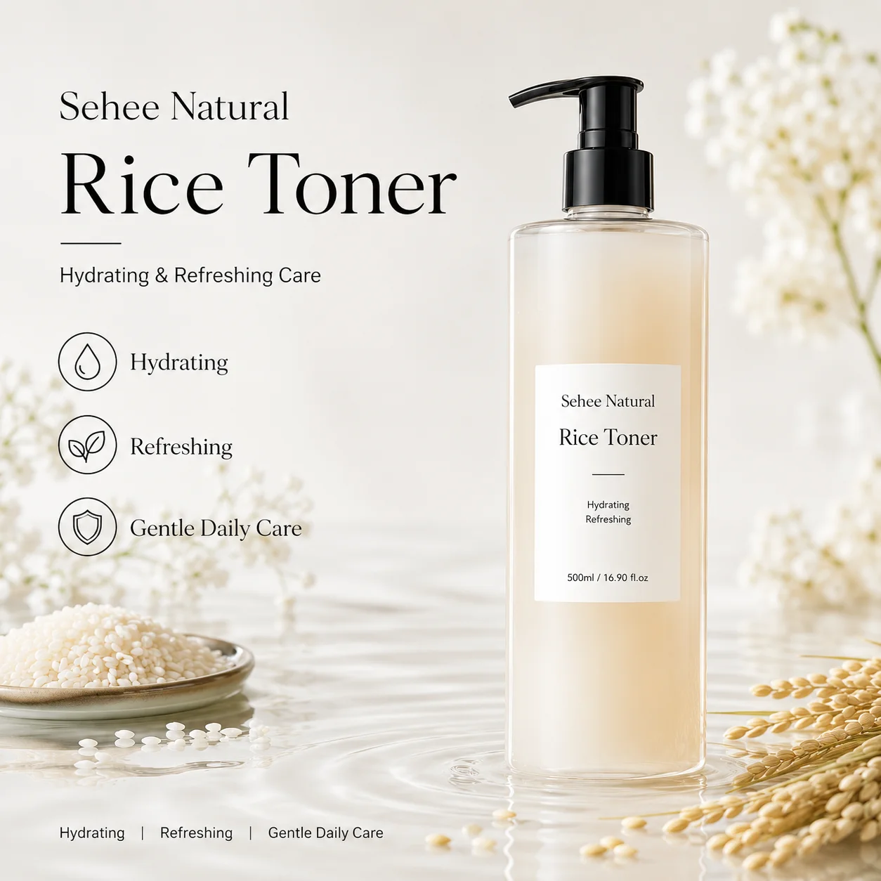 Probiotic Skin Toner - Rijstgist Ferment Gezichtsreiniger Probiotische Essentie Hydraterende