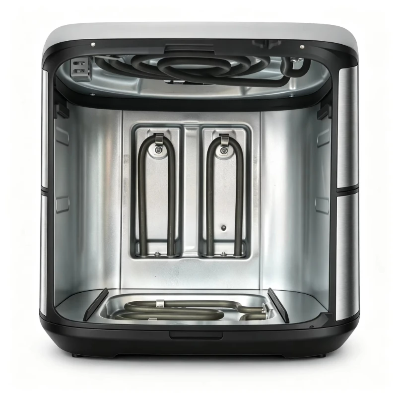 Home Using 8.5L Air Fryer 2400W 4 Heating Elements 25% Faster  Certified Smart Air Fryer Visible Window